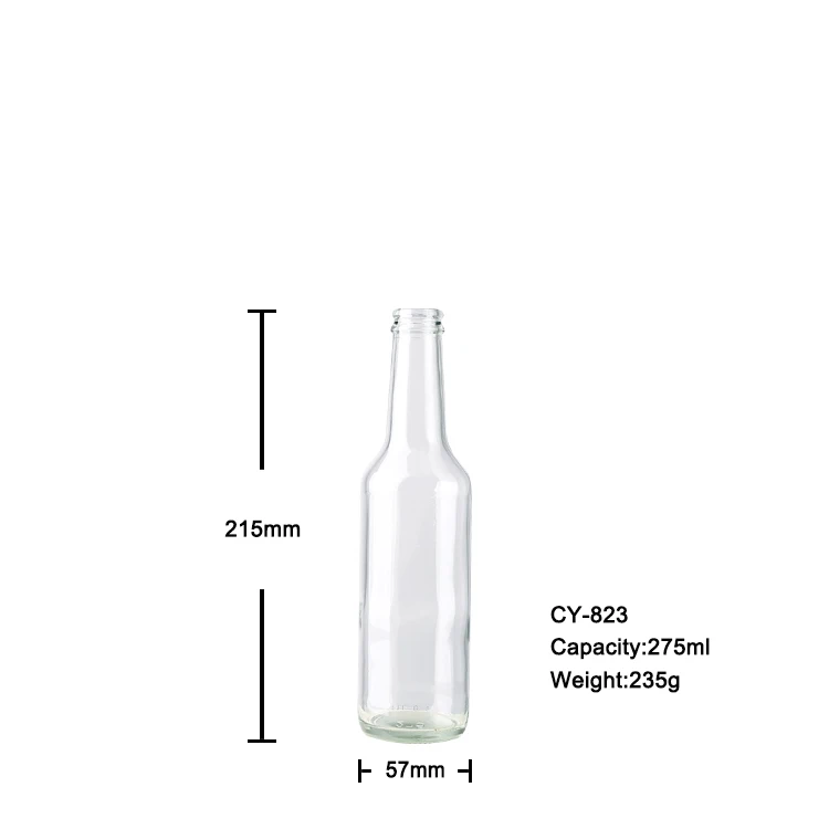 275ml beverage glass bottle from bottle manufacturers