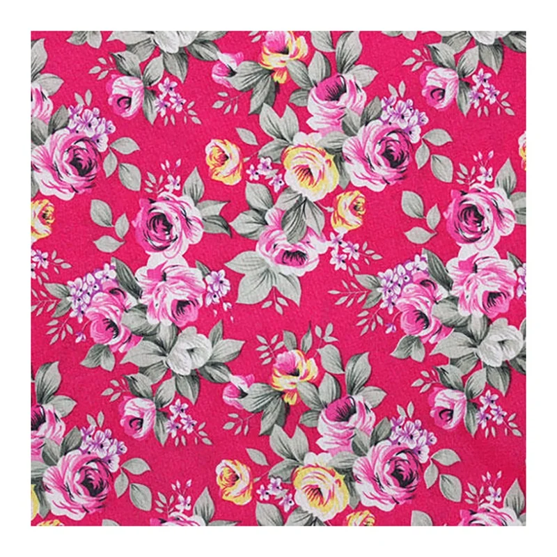 
High Quality 100% Pongee Polyester Peach Skin Printing Recyclable Home Textile Fabric 