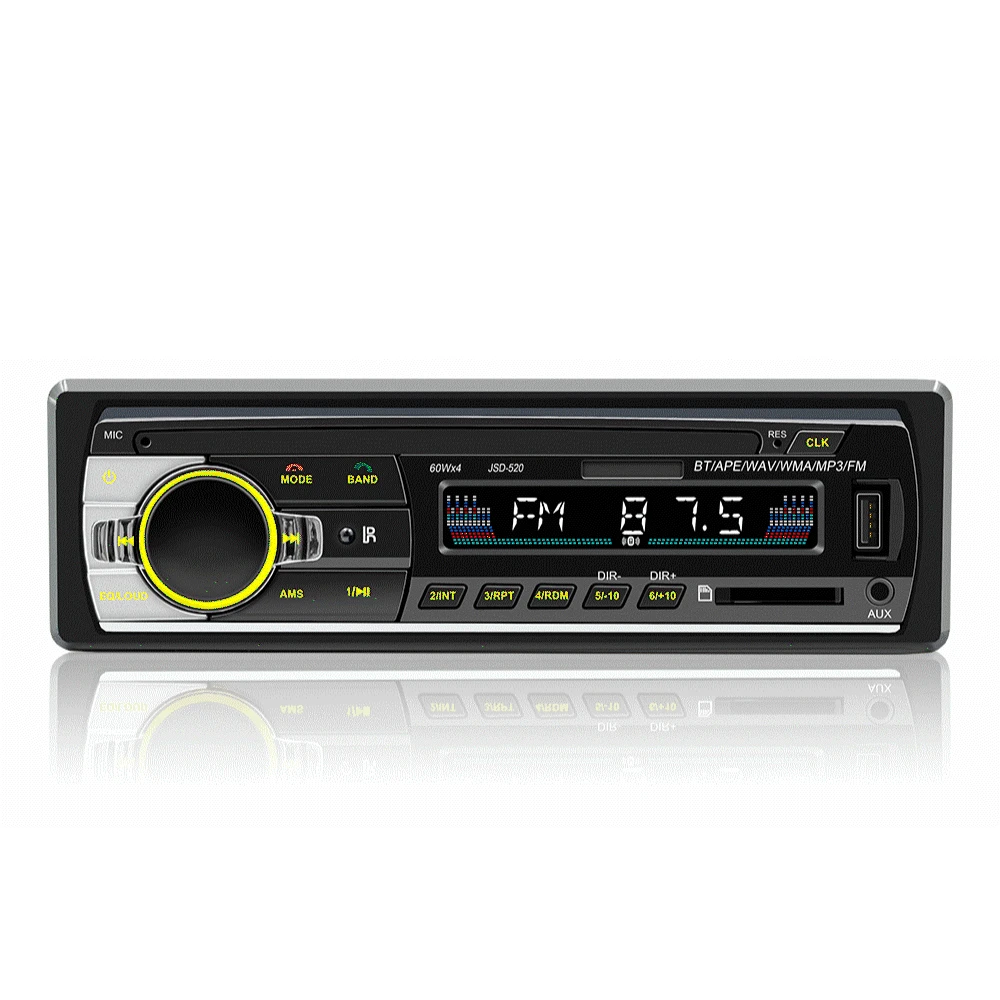 JSD520 car  MP3 player card U disk car radio generation  CD DVD