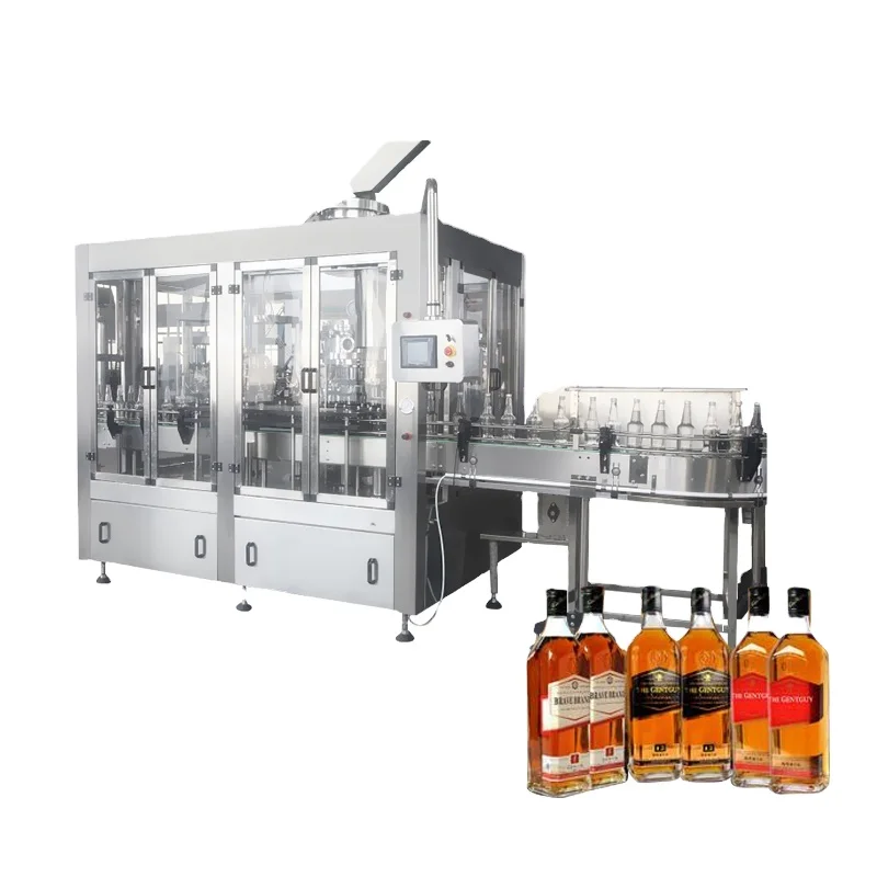 full automatic Rotary Type Sparkling Wine Soda beverage carbonated juice production line machinery equipment