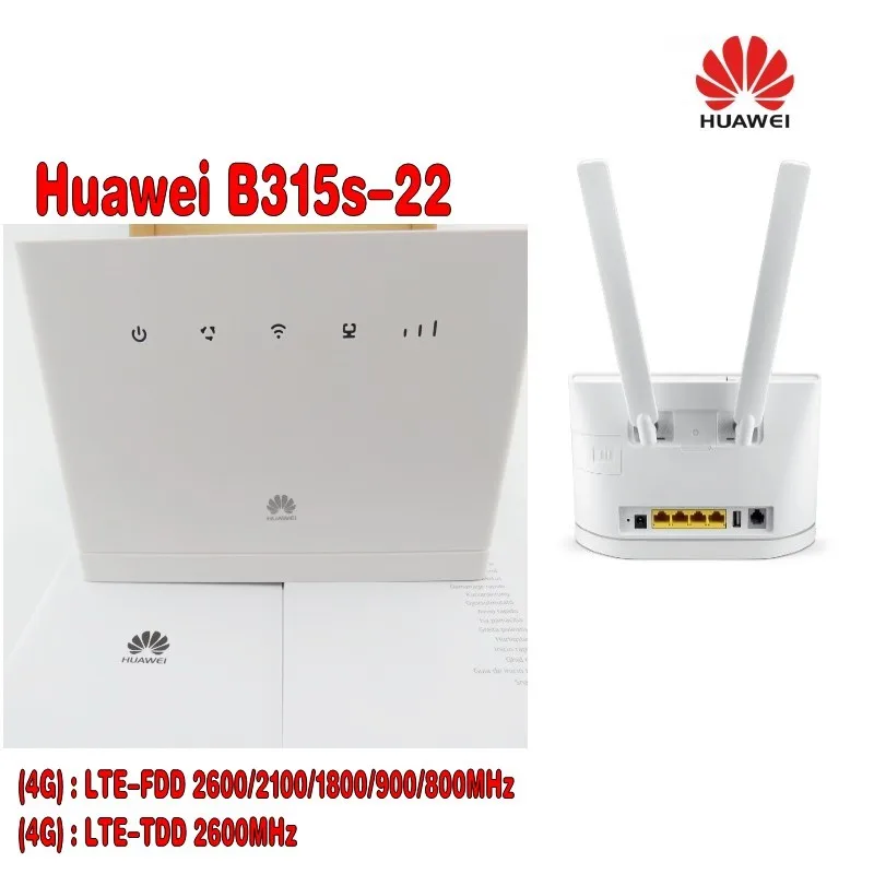  Unlocked huawei B315 B315s-22 Cat4 150 Mbps modem router 4G CPE WiFi Hotspot Router with Sim Card Slot