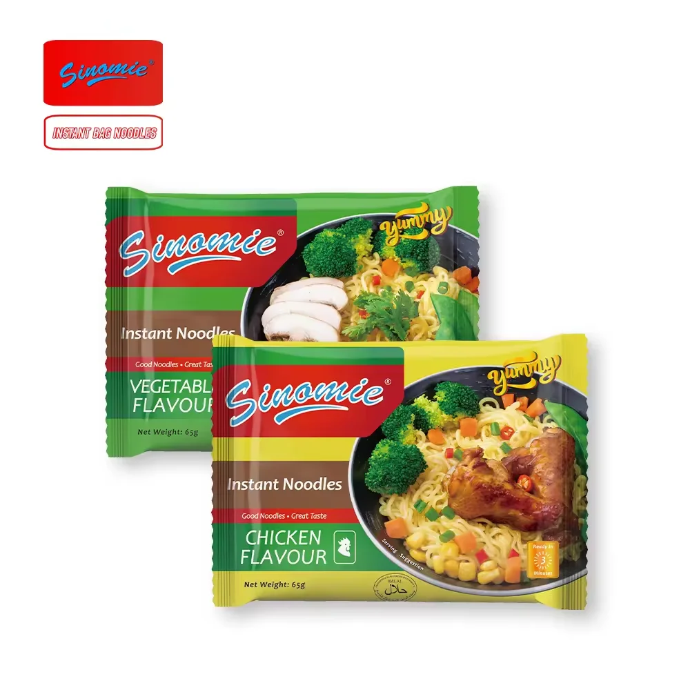 Chinese Wholesale Factory Price Delicious Best Sell Brands Soup Wheat INDOMI Flavor Bag Chicken Instant Pasta Noodles
