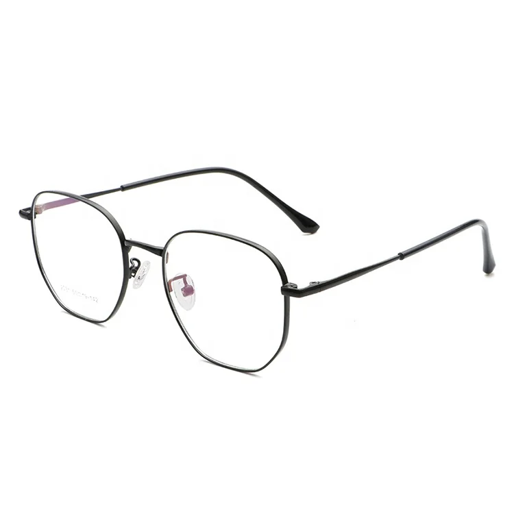 Cheap Wholesale Factory Polygon Metal Fashion Eyeglasses Frames