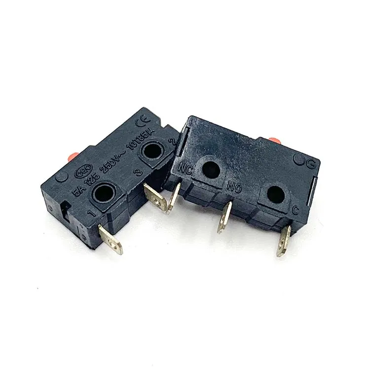 Новый мини 3 Pin Черный цвет электрические вишня Микровыключатель 12В