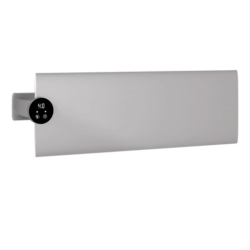 New develop towel warmer electric heating quick dry stainless steel bathroom timer temperature smart touch switch