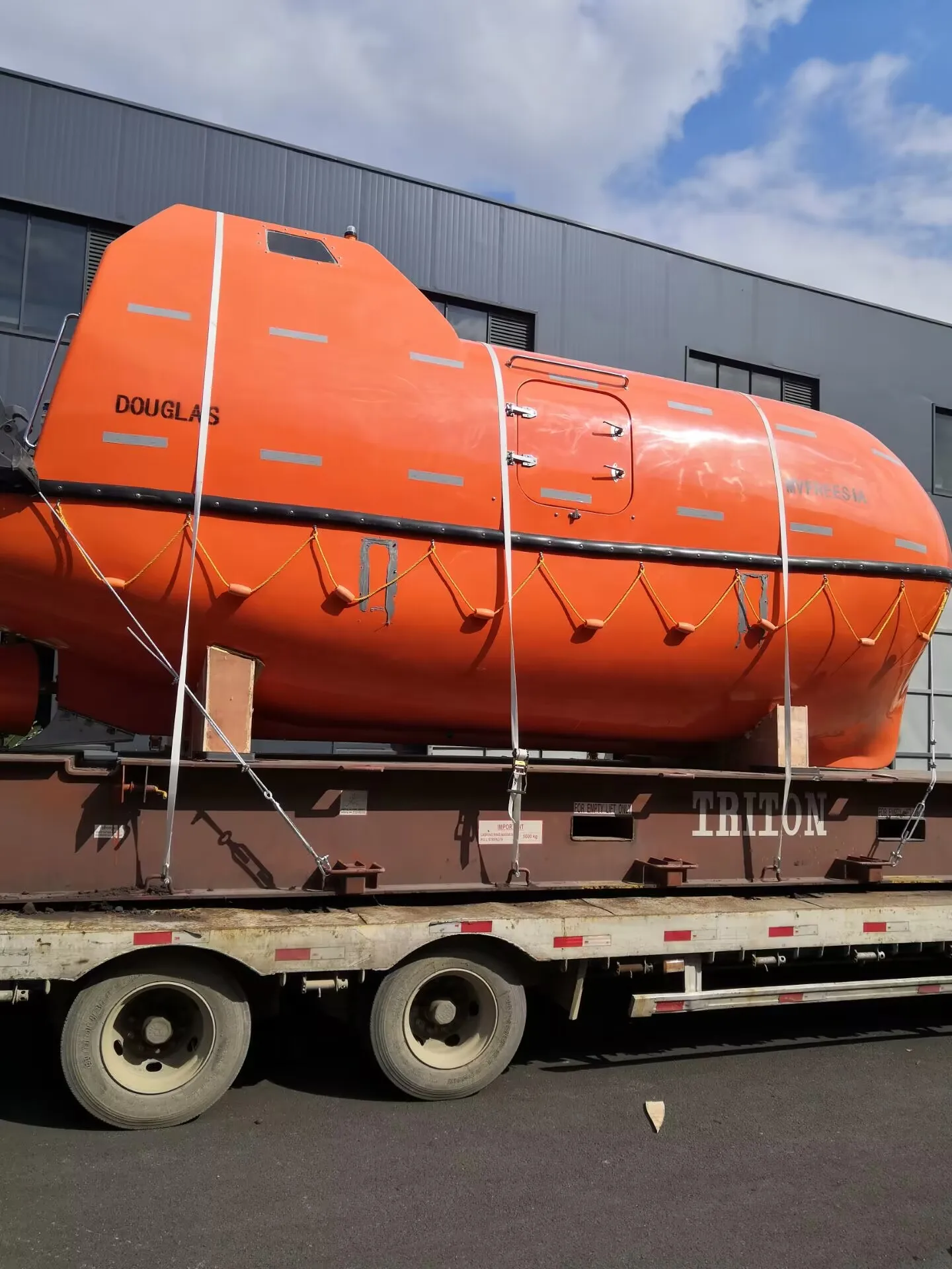 Судовой спасательный катер на 6 человек, Solas, одобрен F.R.P fast, 4 м