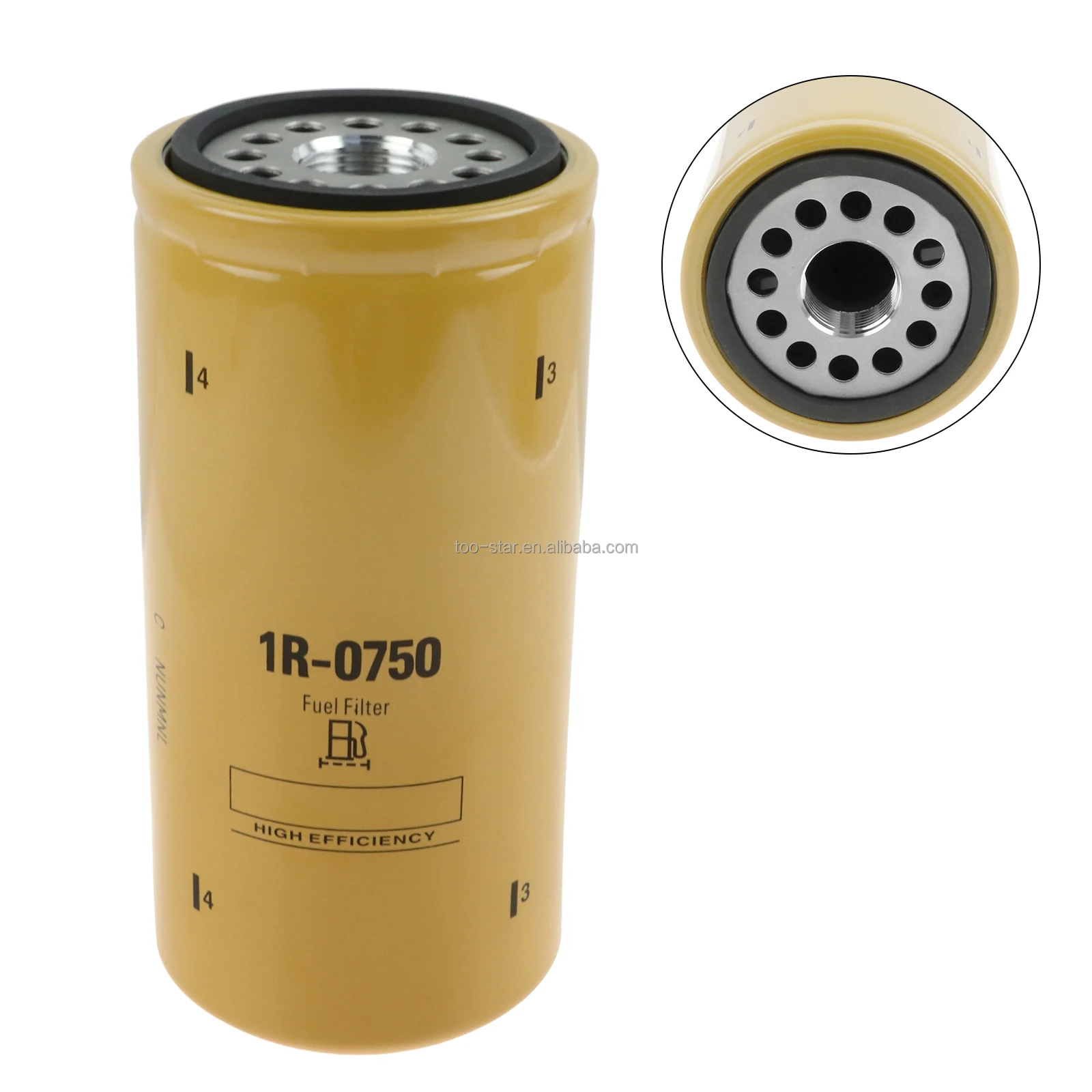 XY112 For CAT 1R-0750 fuel filter sealed Duramax Caterpillar 1R0750 1r 0750
