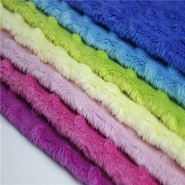 wholesale polyester base micro baby blanket minky plush fabric