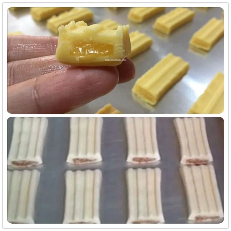 High Productivity Fig Bars Machine Encrusting Machine Date Bar Making Machine For Factory