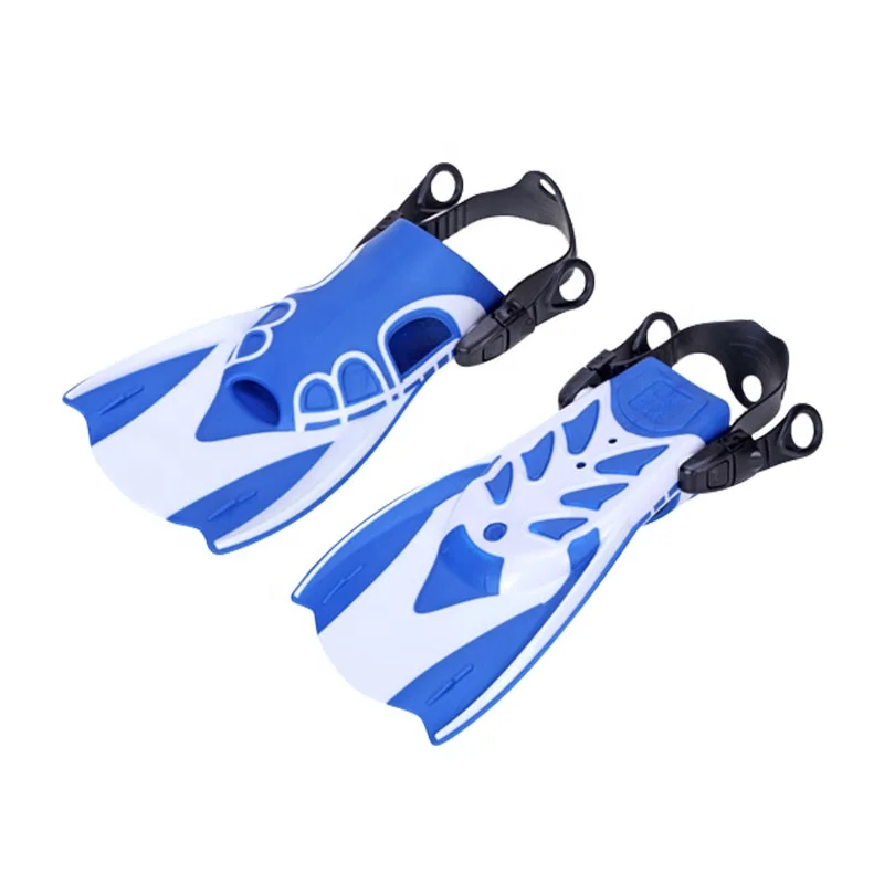 WAVE sport fins water sports equipment swimming flipper adults adjustable strap swim training scuba short bodyboard fins