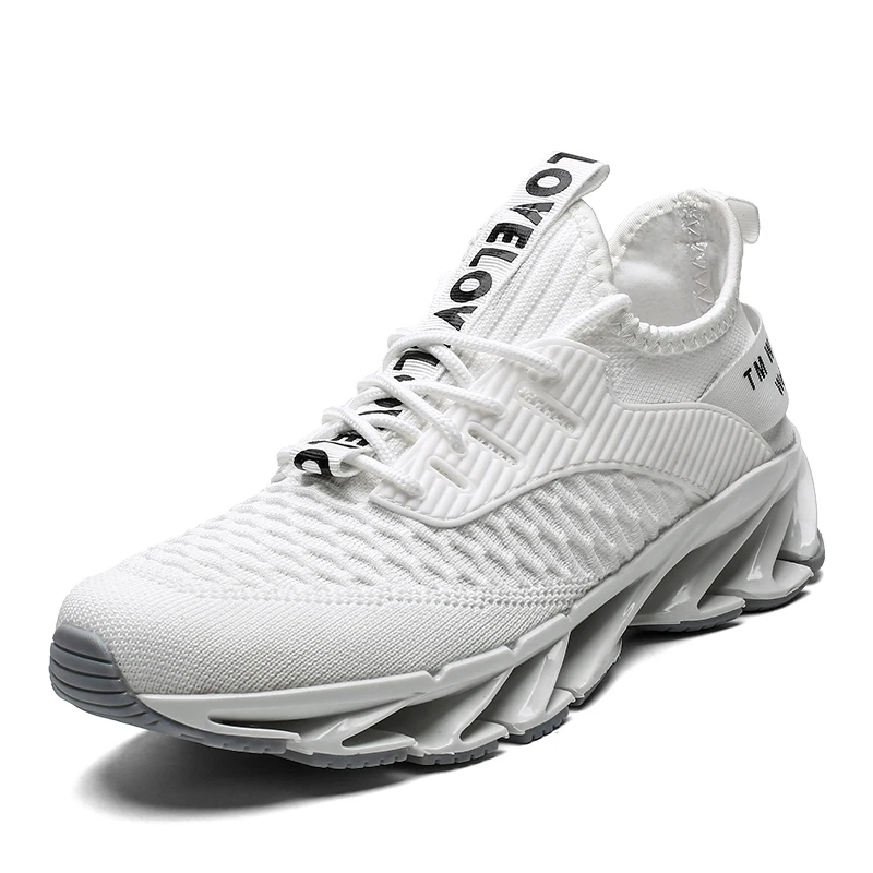 
Safety Light Up Breathable Custom Oem Tennis shoe leather trainers casual sport sneakers shoes 