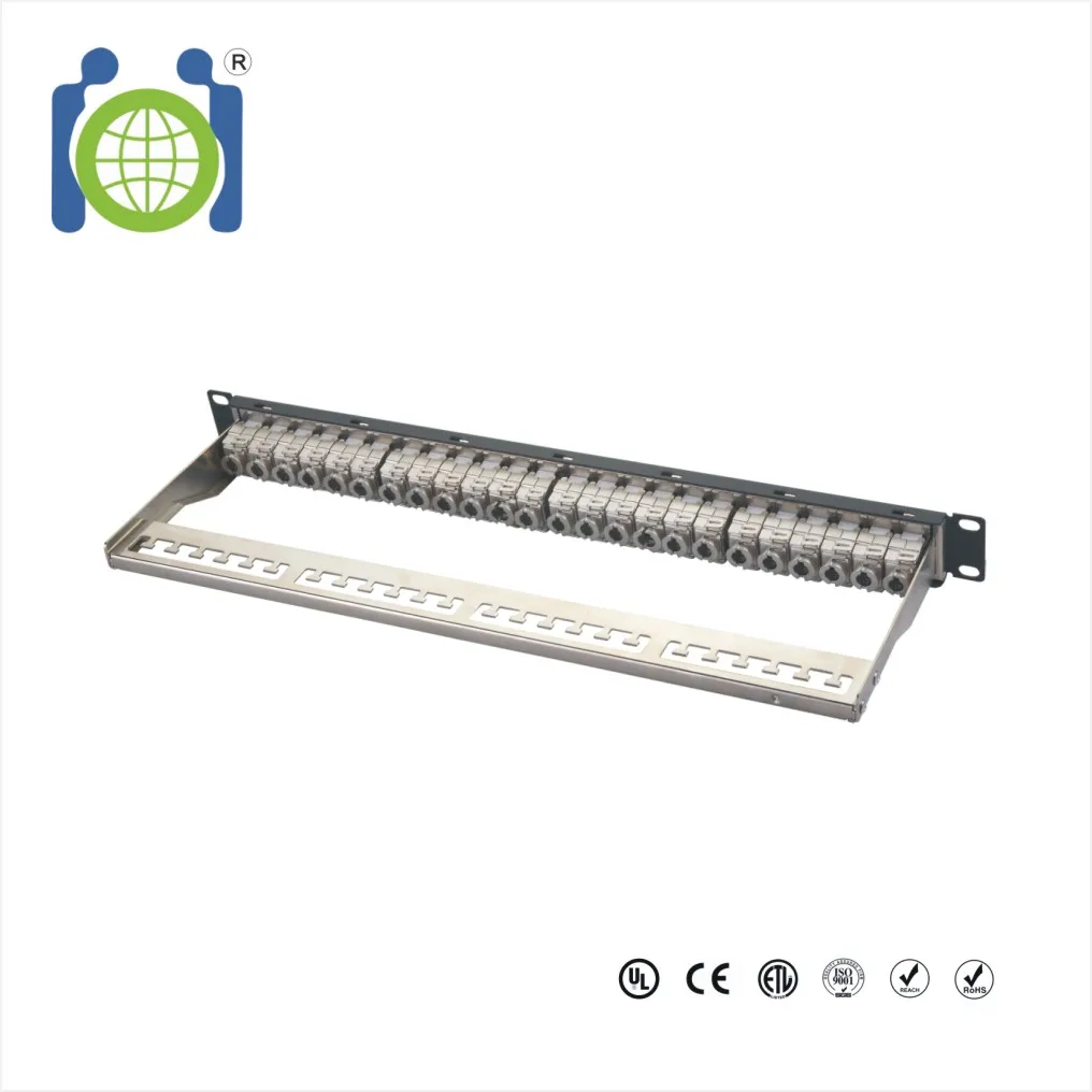  Горячая продажа 19 дюймовый 1U FTP экранированный кабель cat6a