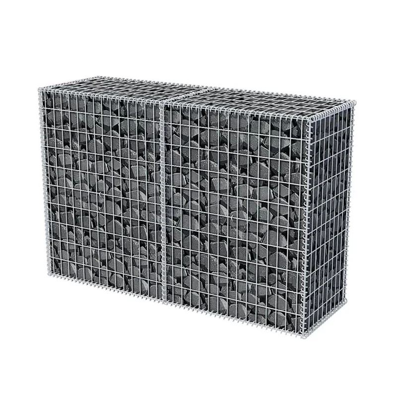 high tensile galvanized 200x100x50 welded gabion box for sale stone wall mesh