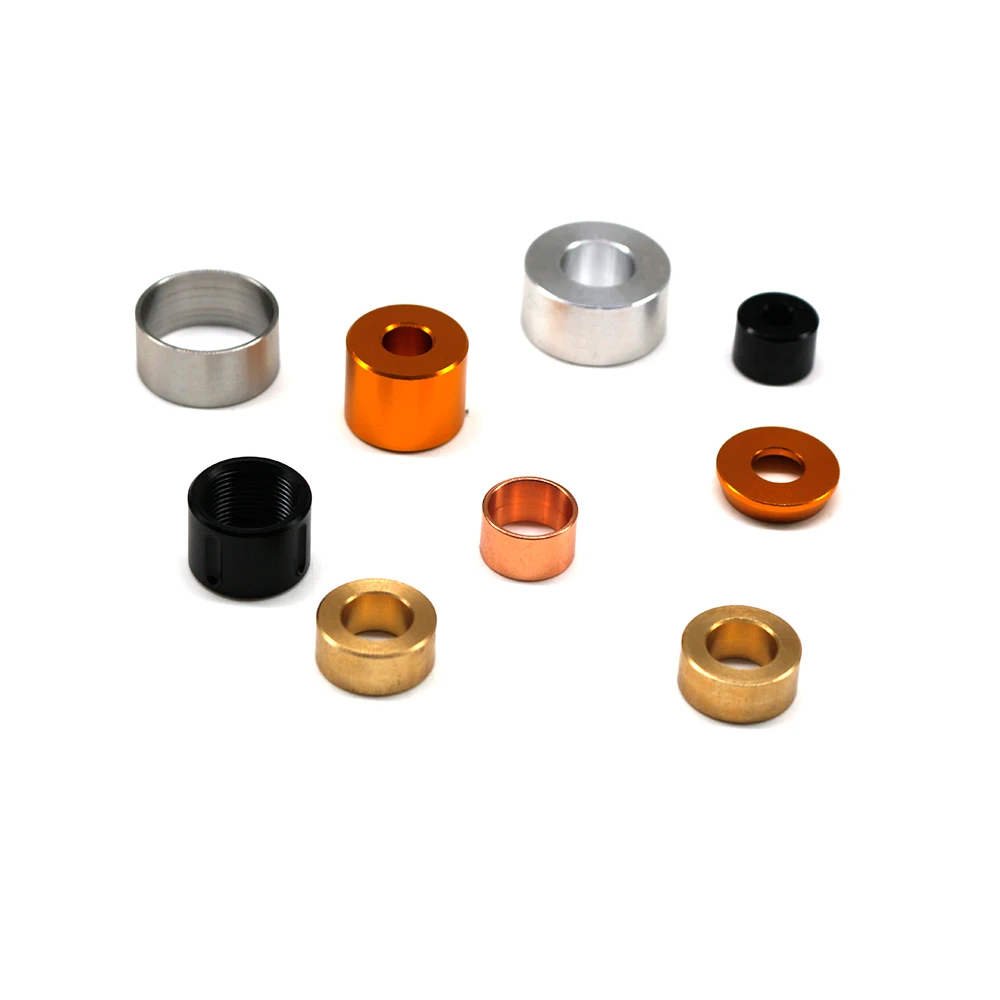 custom metal aluminum anodized plain m4 m5 m6 m8 black aluminum cone washer
