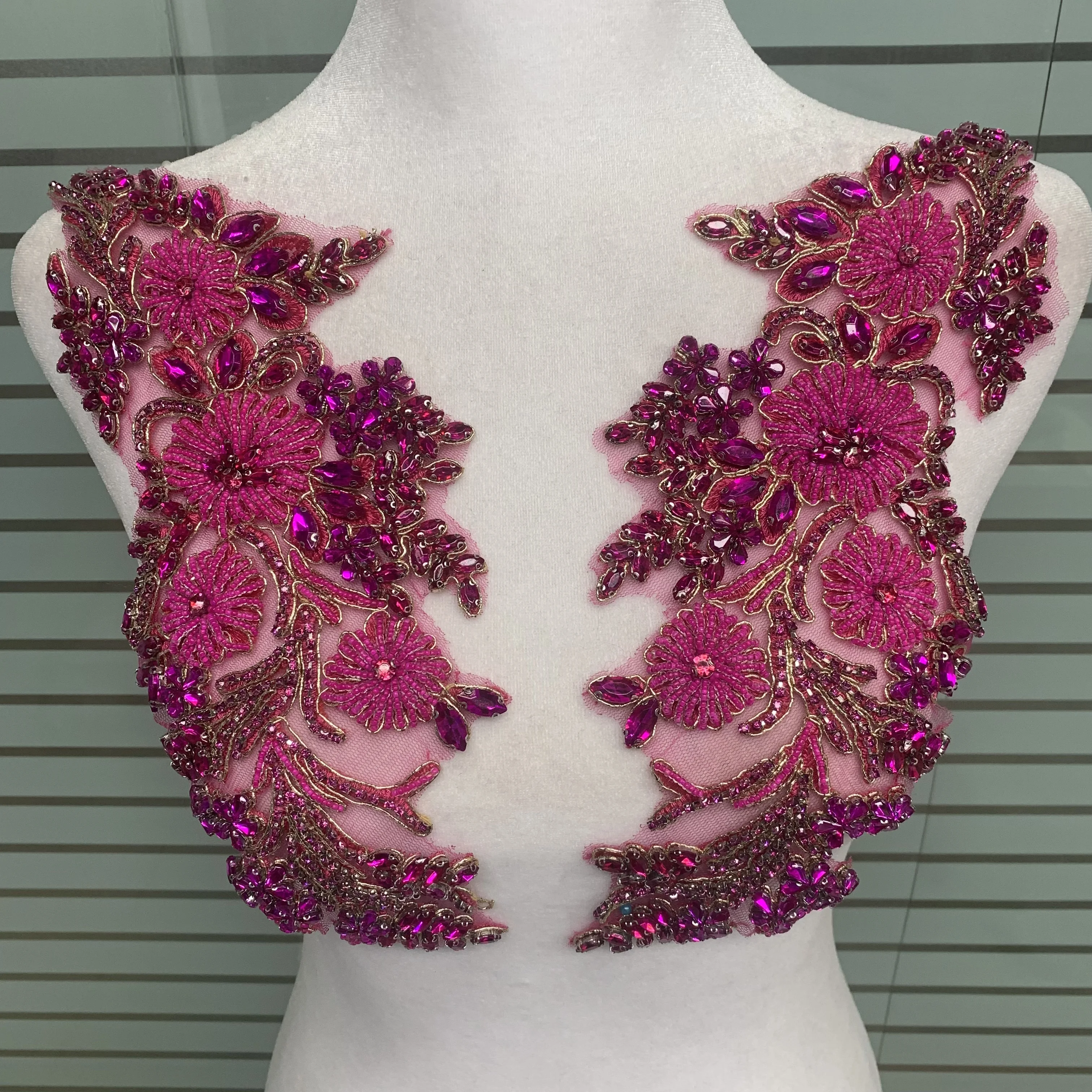 Dress veil DIY applique accessories High-end quality three-dimensional  applique