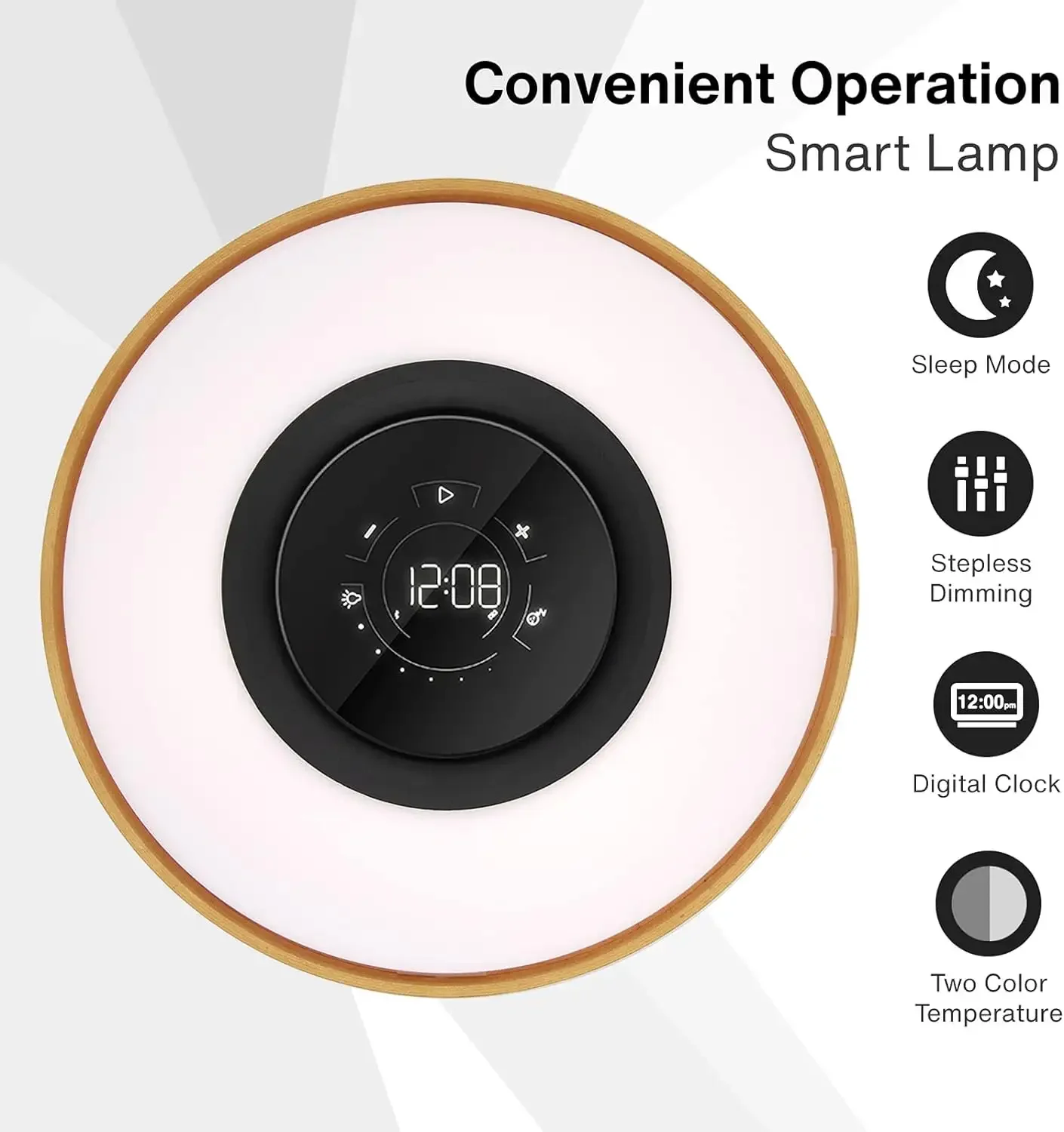 Беспроводное зарядное устройство 10 Вт и Bluetooth-динамик с цифровыми часами бесступенчатое затемнение режим сна для освещения тумбочки
