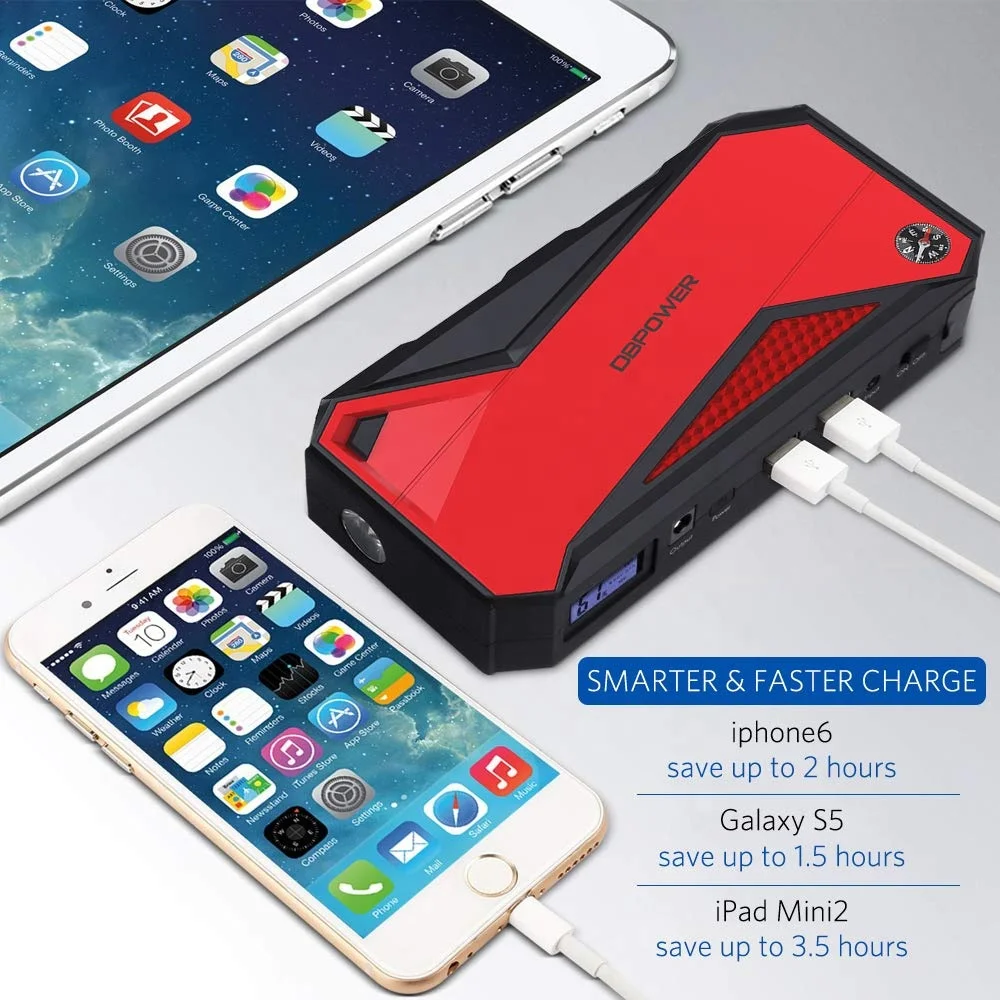 DBPOWER Powerbank Multi-Function Car Jump Starter Power Station