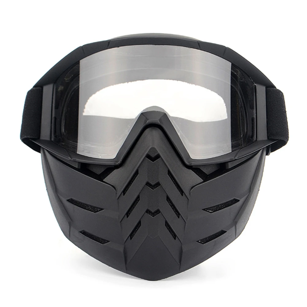 
Visor Helmet With Goggle Open Sheet Face Mask For Motorcycle Bike Motocross Retro Collagen Face Mask Lift With Vintage 