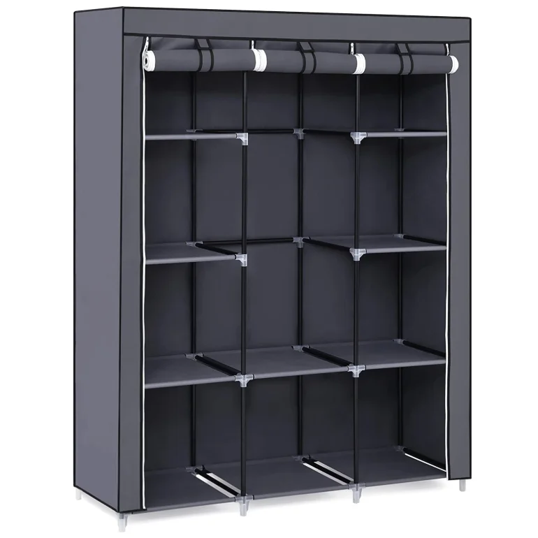 
Non-Woven Fabric Wardrobe Portable wardrobe closet strong metal frame big capacity wardrobe for home 