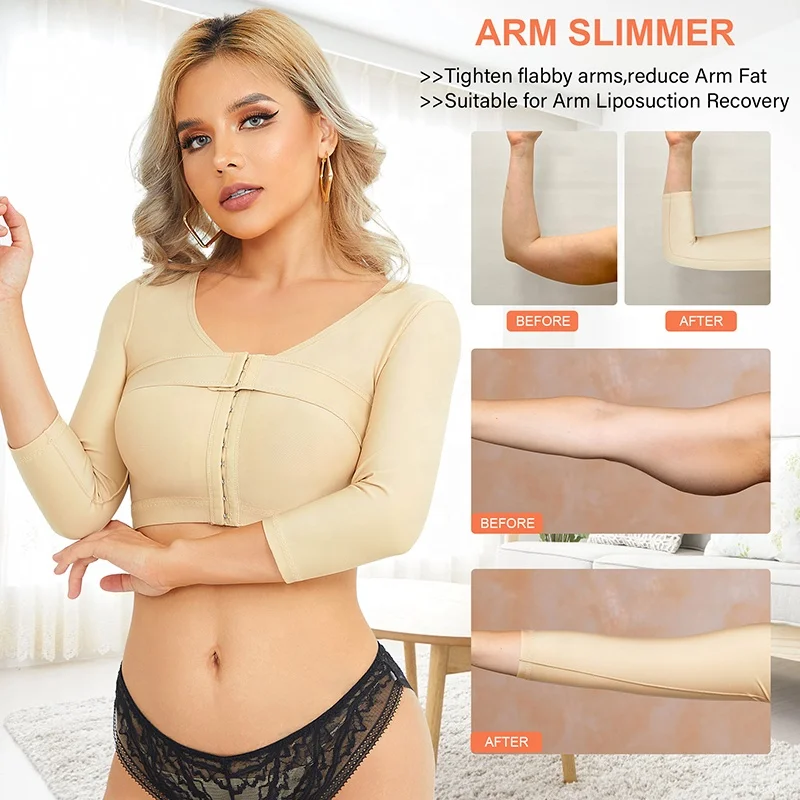 Wholesale Correct Posture Full Coverage Breast Surgery Care Support Bra Surgical Bras with Sleeves