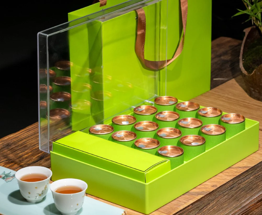 Square shape food grade airtight empty metal tea tin