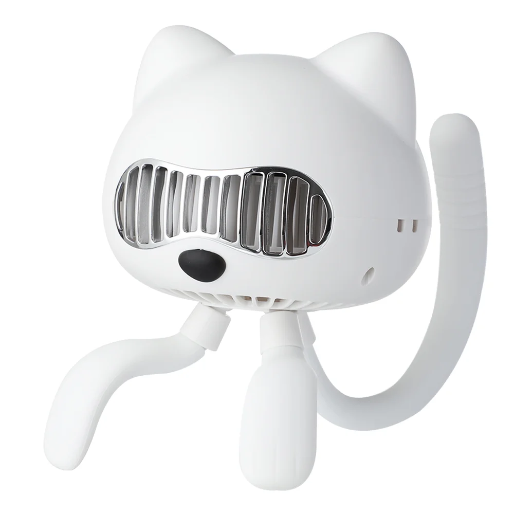 OEM  Factory Price Rechargeable 4000mA Battery Stroller Fan Cooling Lovely Hello Kitty Cat Style Fan For Child Baby