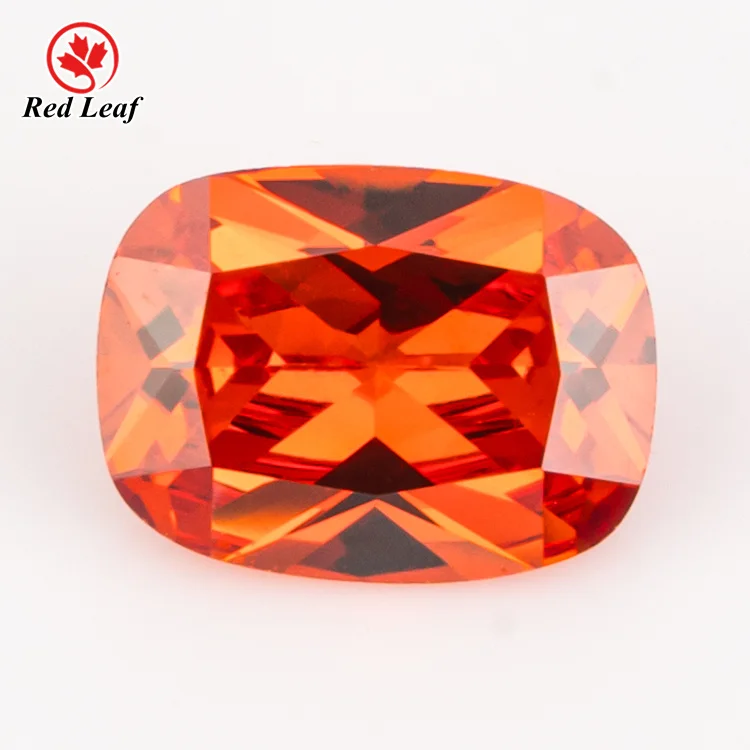 Redleaf Factory Sale 6*8mm 8*10mm 9*11mm 10*14mm Fang Juhong CZ Zircon Jewelry Long Cushion Cut Quality CZ Zircon Gemstone