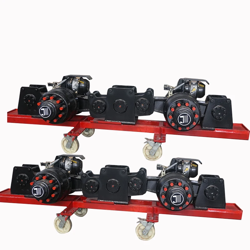 Hot sale semi trailer Three line six axle suspension