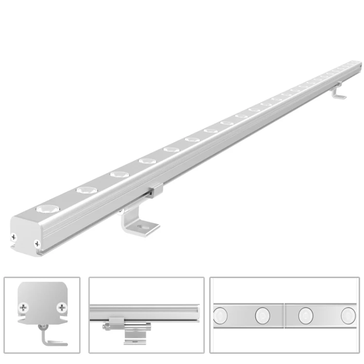 Waterproof Ip65 outdoor led wall washer cool white color 18W DC24V Wall washer lights use in the outdoor facade lighting