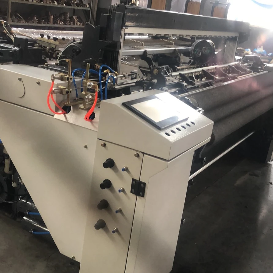 Staubli dobby shedding high speed air jet loom with 340cm width ROJ feeder
