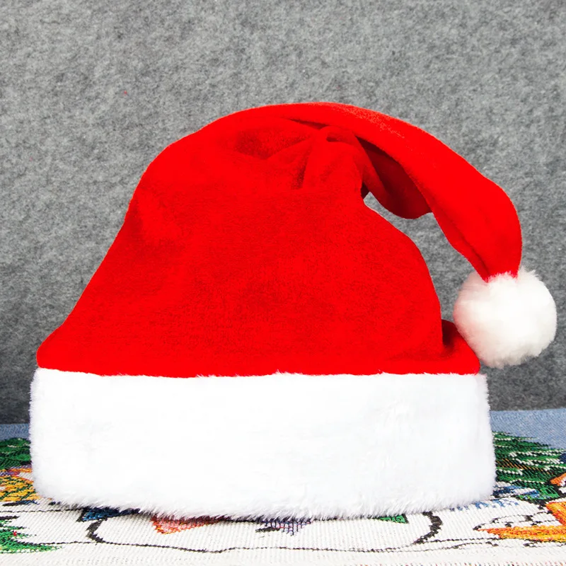 Christmas Decoration Cosplay Party Supplies Home Decor Xmas Gift Child Adult Hat Santa Hat