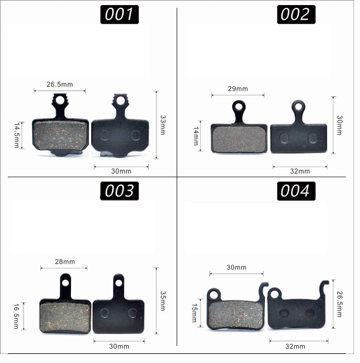Various specifications have High quality brake pads for bicycle BB5 M355 M446 oil brake pads bicycle disc brake pad