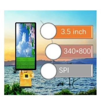 3.5 inch tft lcd 340*800 display SPI interface lcd screen display