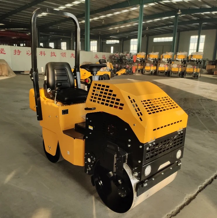 Construction Machinery 1 Ton Vibratory Roller Hydraulic Roller compactor road roller for sale 2 Ton 2.5 Ton 5 Ton  Road Roller