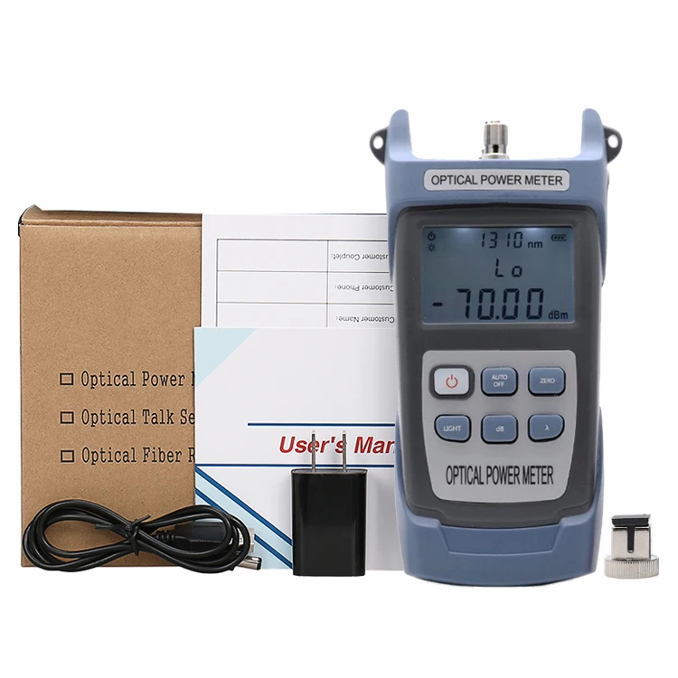 OEM OPM -70dBm to 10dBm 7 Wavelength FTTH Fiber Optical Power Meter