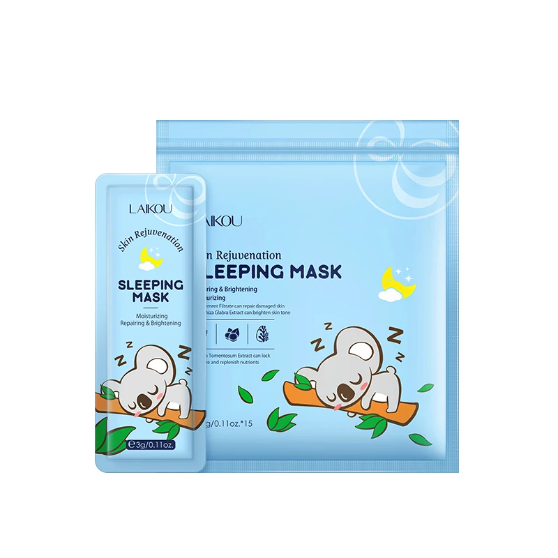 In Stock Factory Hyaluronic Acid Face Mask Blue Clay Mask Which Can Deeply Moisturizing Facial Sleeping Mask