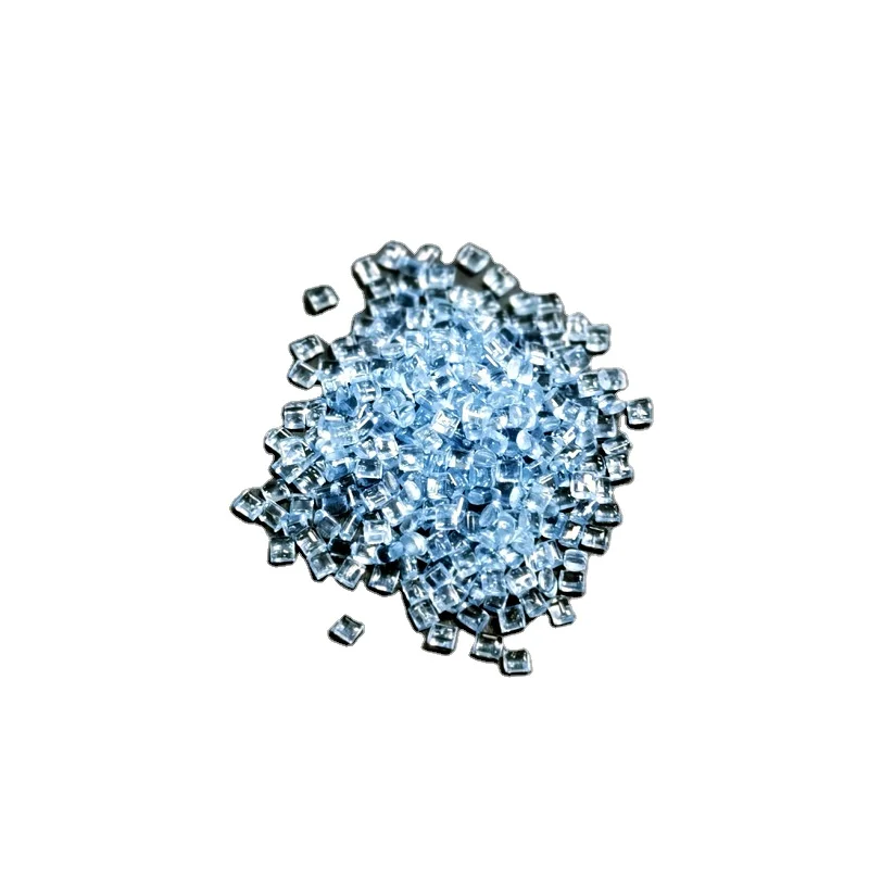 100% virgin pc Polycarbonate granules/pellets/resin Makrolon PC light transparent clear blue granules for water bottle
