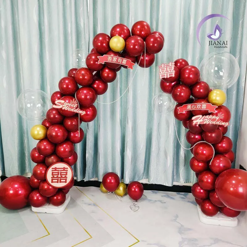 Party Decoration Styling Tube Pvc Aluminum Plastic Molding Pipe For Baby Shower Birthday Christmas Wedding