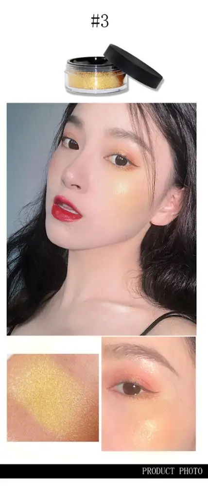 
Wholesale Makeup Shimmer Loose Powder Glow Highlighter Powder Make Your Own Brand Private label 3D Diamond Powder Makeup 