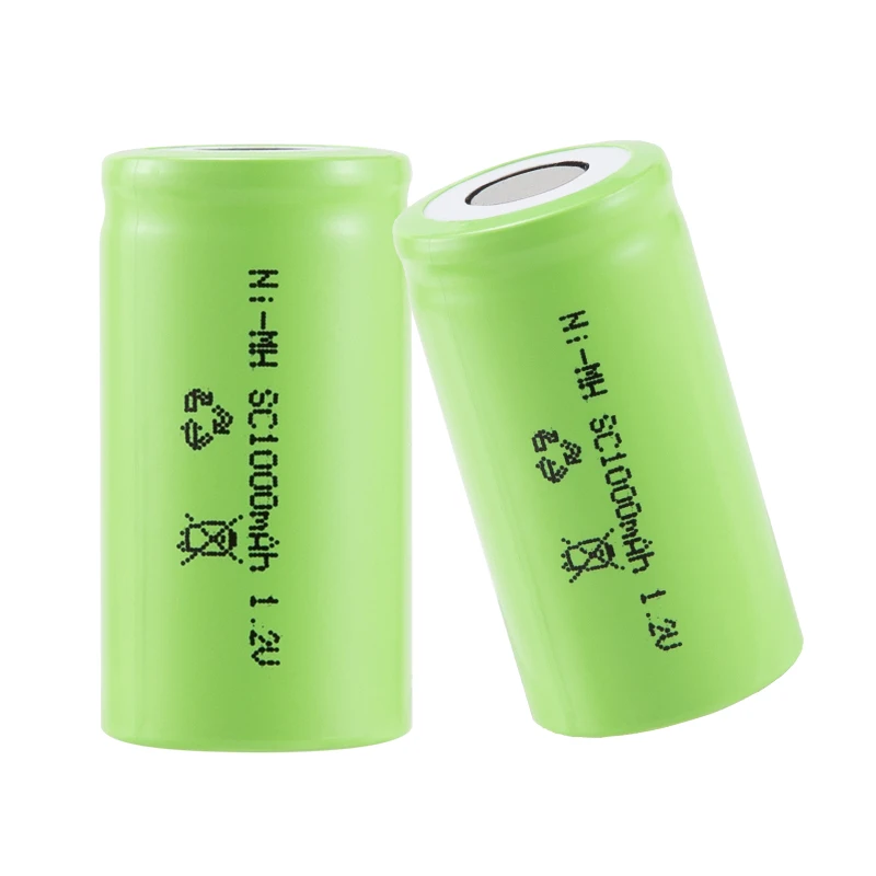 1.2v 1.5v NiMH battery SC 1000mah  rechargeable batteries for Remote Toys SC NIMH batteries