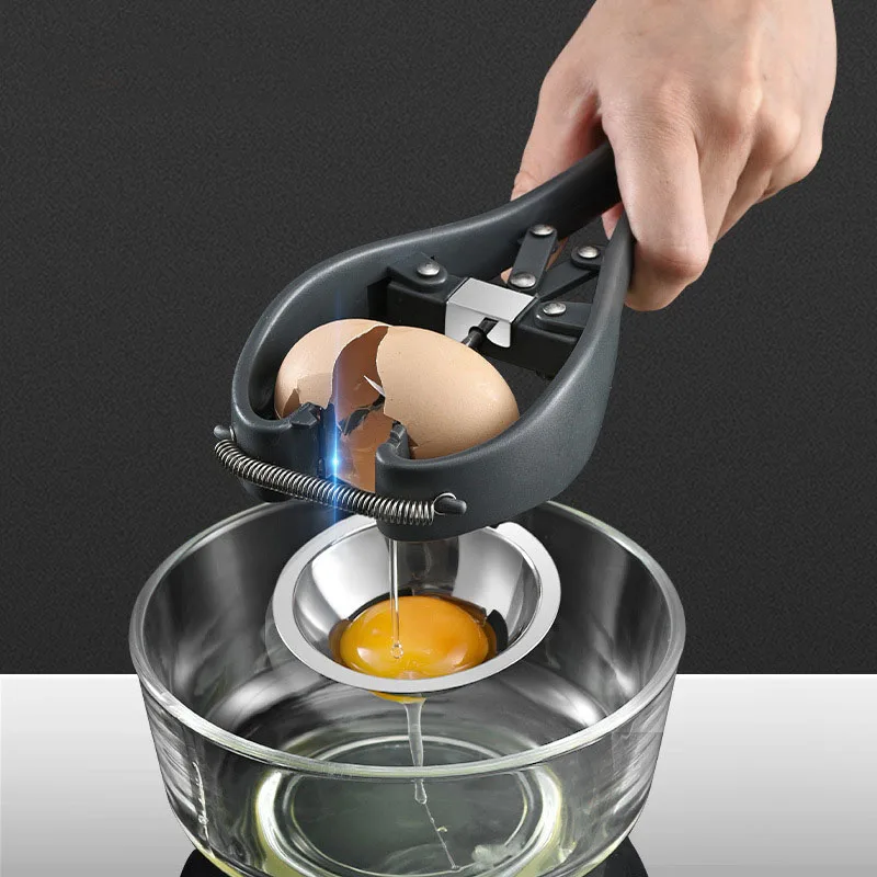 Kitchen Cooking 304 Stainless Steel Egg Opener Gadget Egg Shell Opener Egg Topper Cutter Opener