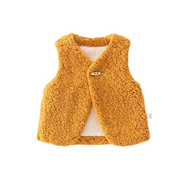 
Factory Direct High Quality Baby sleeveless vest spring&Autumn lamb cashmere fabric With High Quality Comfortable Price 