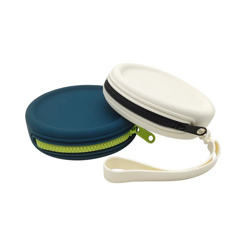 Прямая Продажа с завода прочная силиконовая Косметическая сумка для монет кошелька ремешок на запястье застежка-молния дизайн сдачи и