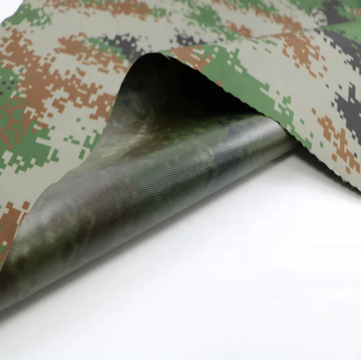high tear strength waterproof camouflage printed plain 1000D 1050D cordura nylon oxford fabric for miliary