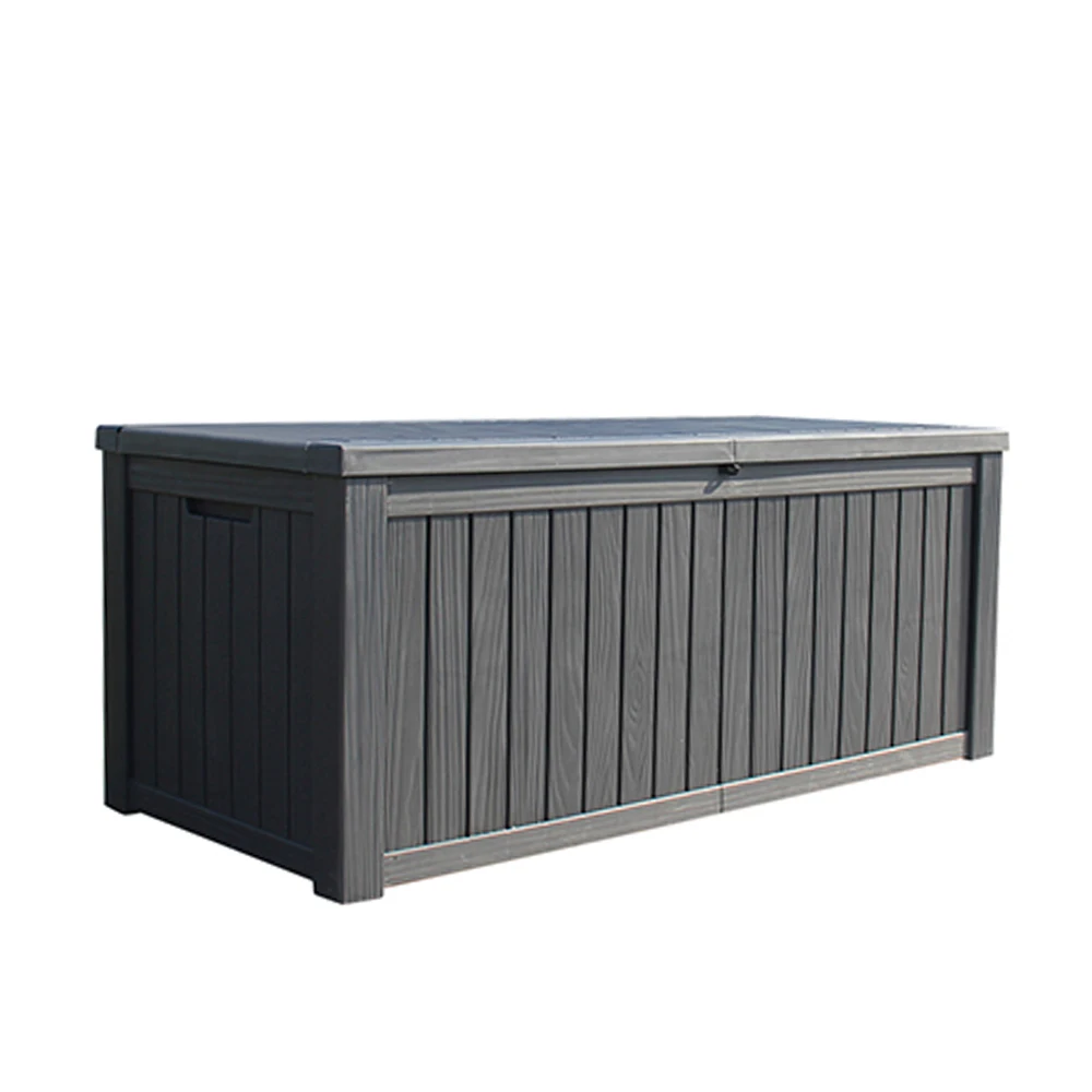 Patio Pool Pillow Cushion Chest Plastic Storage Deck Box For garden