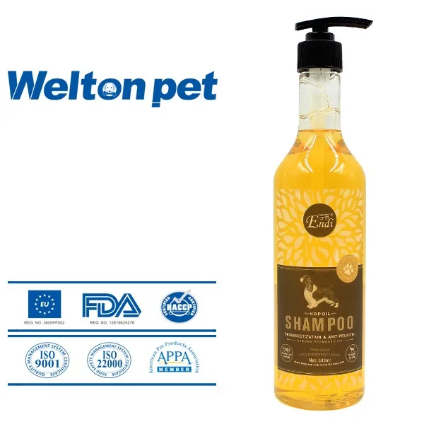 Wholesale Household Pet Cleaning Grooming Product Commercial Pet Shampoo Anti-pruritic Organic Hop Oil Shampoo For Dog