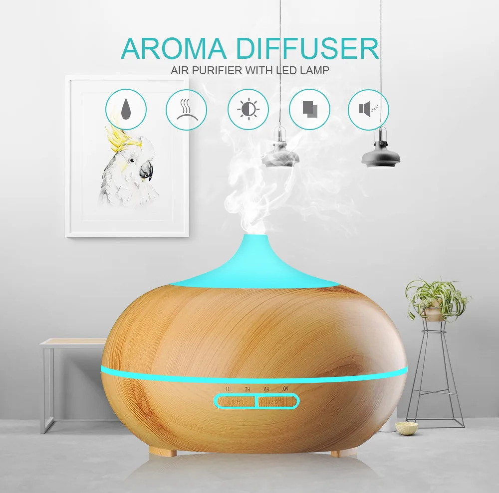 2022 home appliances ultrasonic humidifier portable air conditioner mini aromatherapy machine essential oil diffuser