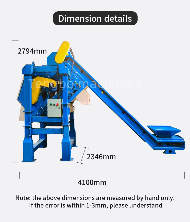 Sand blasting machine powder drum magnetic separator for Iron powder purification equipment