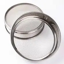 25 30 35 63 100 150 micron micronlaboratory Stainless Steel Test Sieve laboratory Soil Vibrating Shaker For Single Deck Sieve