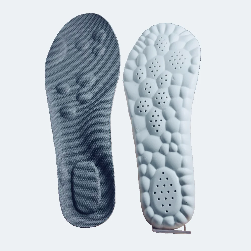 Спортивные стельки унисекс 4D Cloud PU эластичные и сильные дуги супер мягкие амортизирующие для комфорта